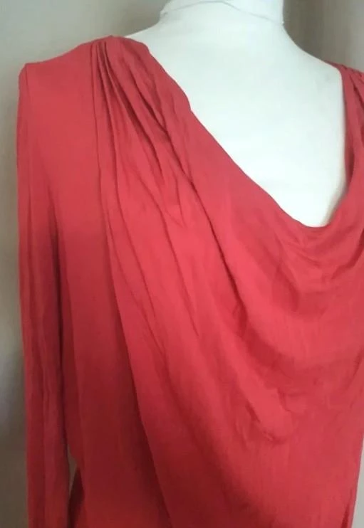 Top drapé rose manches longues La Redoute 44 - 2XL – photo 3
